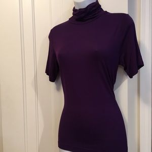 NWT Joseph A. short sleeved turtleneck top.